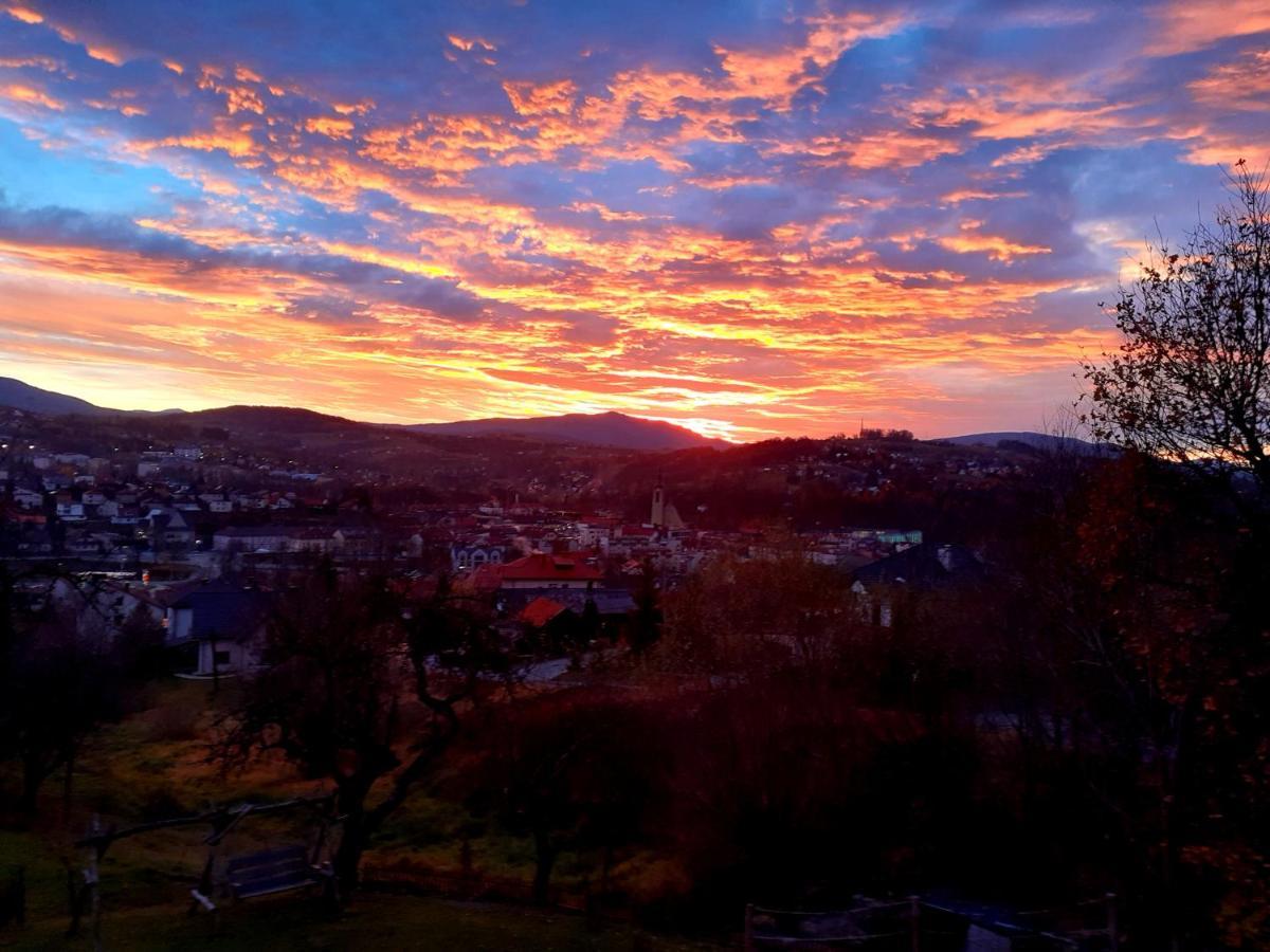 Mieszkanko Z Tarasem Limanowa Bagian luar foto