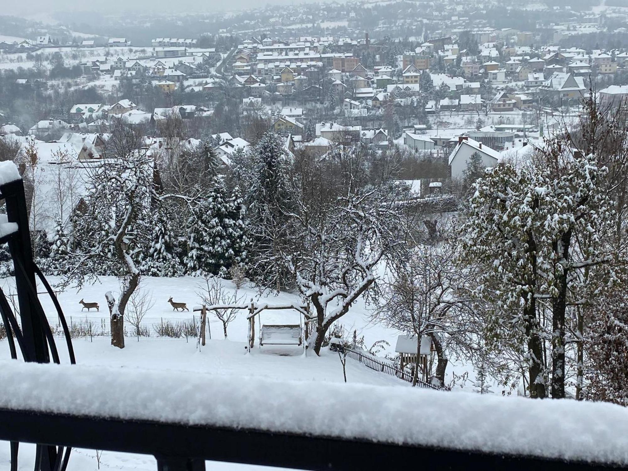 Mieszkanko Z Tarasem Limanowa Bagian luar foto